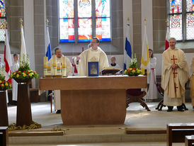 Feierlicher Gründungsgottesdienst der Pfarrei St. Heimerad (Foto: Karl-Franz Thiede)